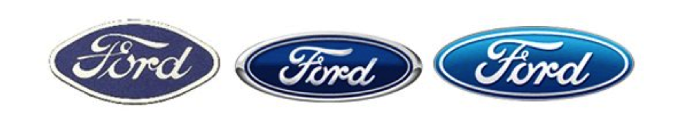 &Eacute;volution du logo Ford