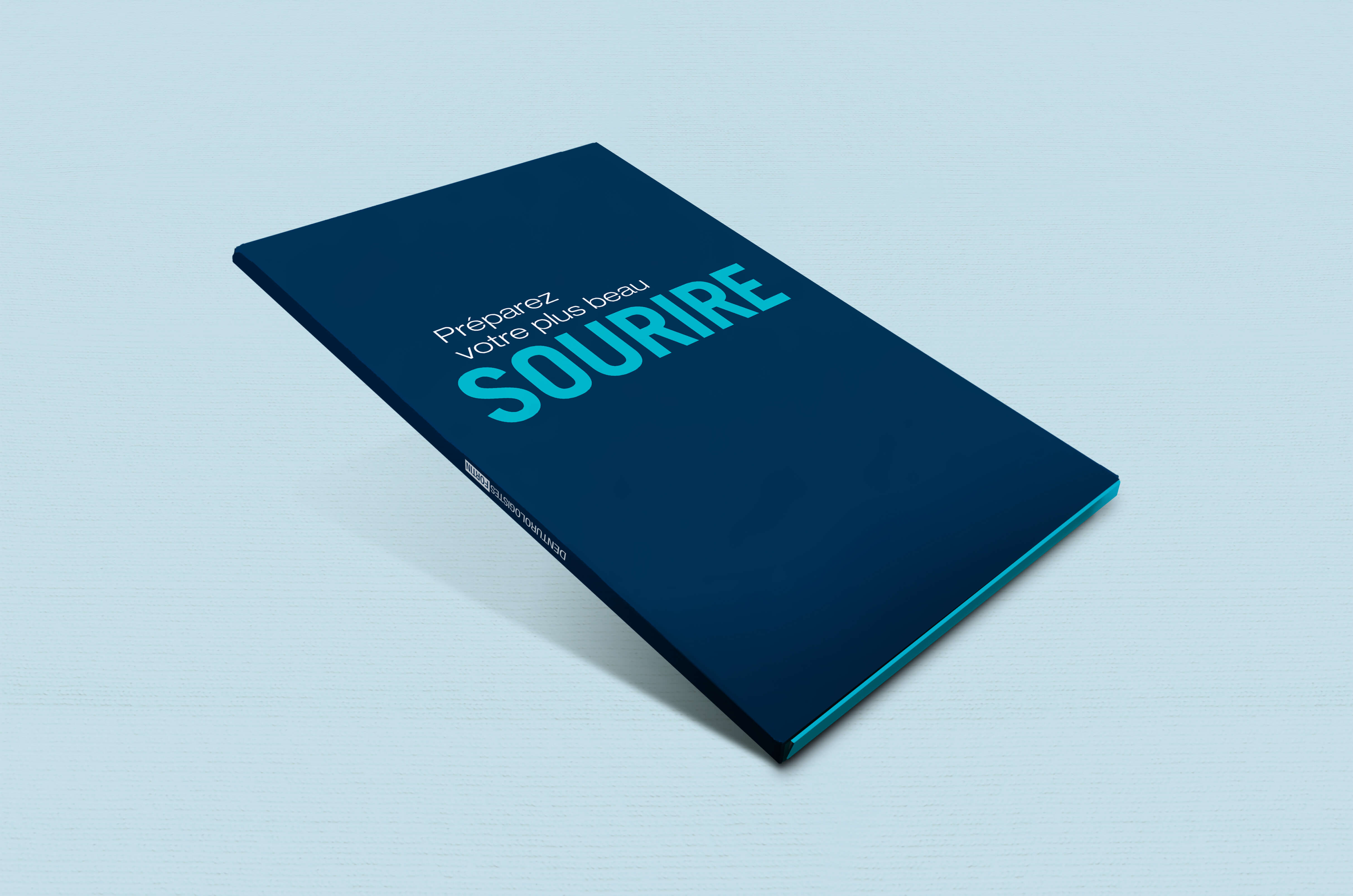 Boitier promotionnel soft touch r&eacute;tro&eacute;clair - couvert