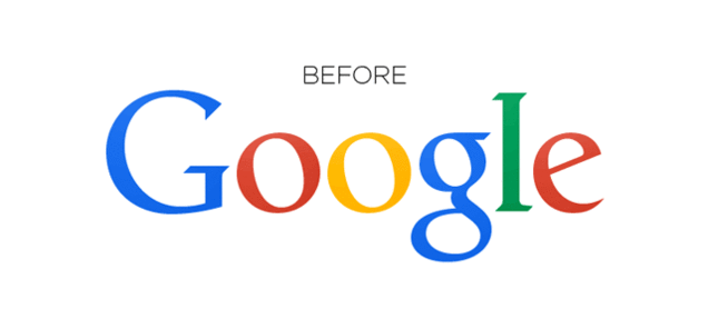 Gif anim&eacute; pour voir le changement de l'ancien et du nouveau logo de Google